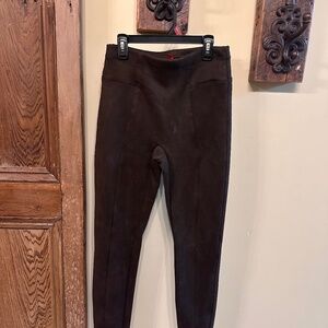Spanx suede leggings
